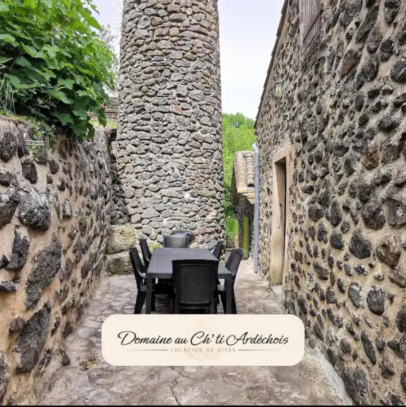 Gite De Groupe - Domaine Au Ch'Ti Ardechois Rochessauve Exterior foto