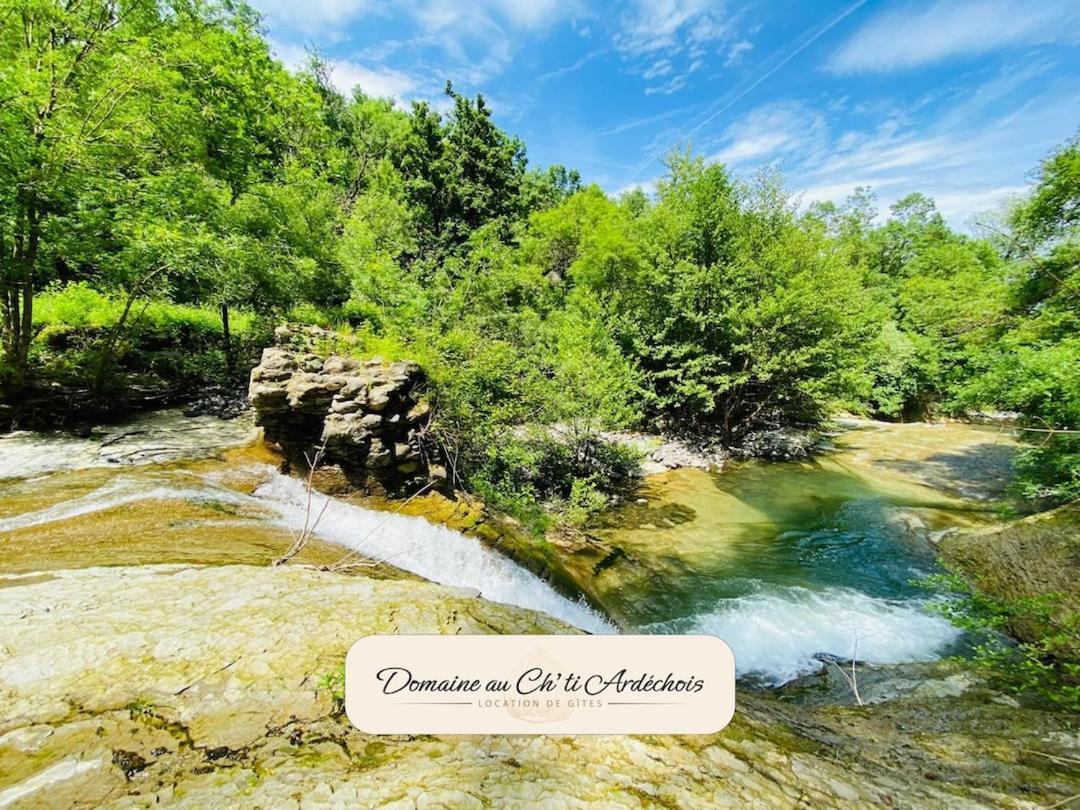 Gite De Groupe - Domaine Au Ch'Ti Ardechois Rochessauve Exterior foto